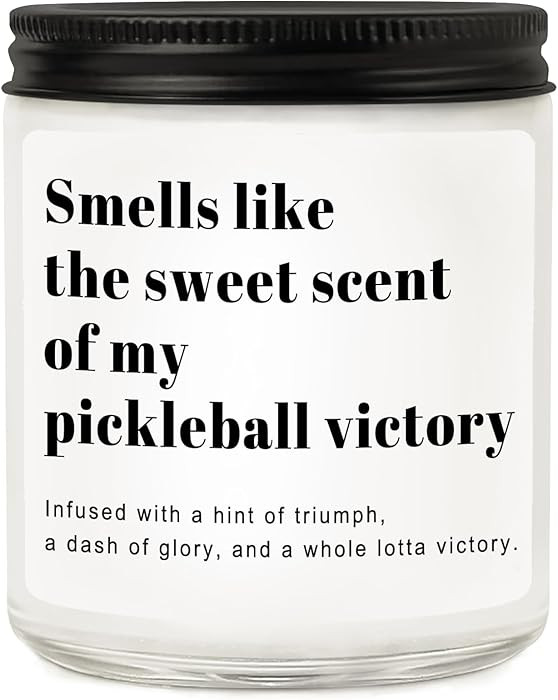 Pickleball Gifts for Women Men, Pickleball Accessories, Lavender Scented Candle - Funny Gifts Pic... | Amazon (US)
