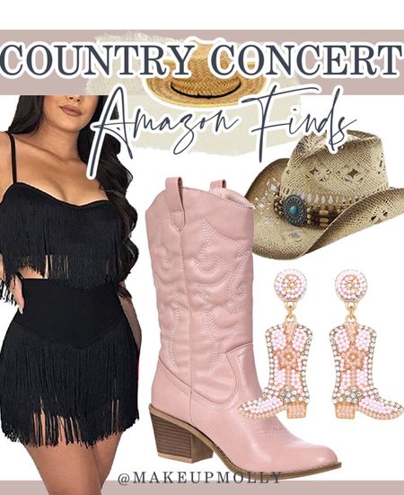 Cute Country Concert Amazon Outfit ⭐️
•
Country concert summer outfit 
Country concert
Country concert outfit 
Country concert amazon 
Country concert dress
Amazon country concert 
Country concert jewelry 
Country concert boots 
Country concert outfit Inspo 
Music festival outfit 
Country music festival 
Music festival 
Country outfit 
Pink cowgirl boots
Nashville Outfits 

#LTKFestival #LTKSeasonal #LTKtravel