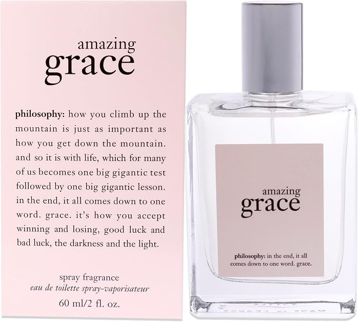 philosophy amazing grace eau de toilette - clean & floral women's perfume - with notes of bergamo... | Amazon (US)