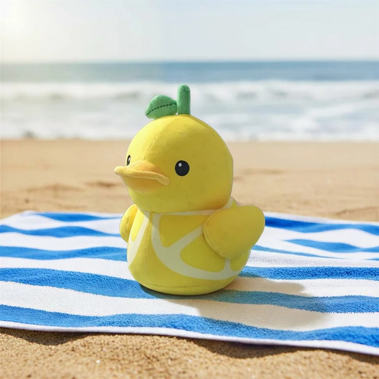 Small Lemon Duck Plush, Yellow, Summer by Way To Celebrate | Walmart (US)