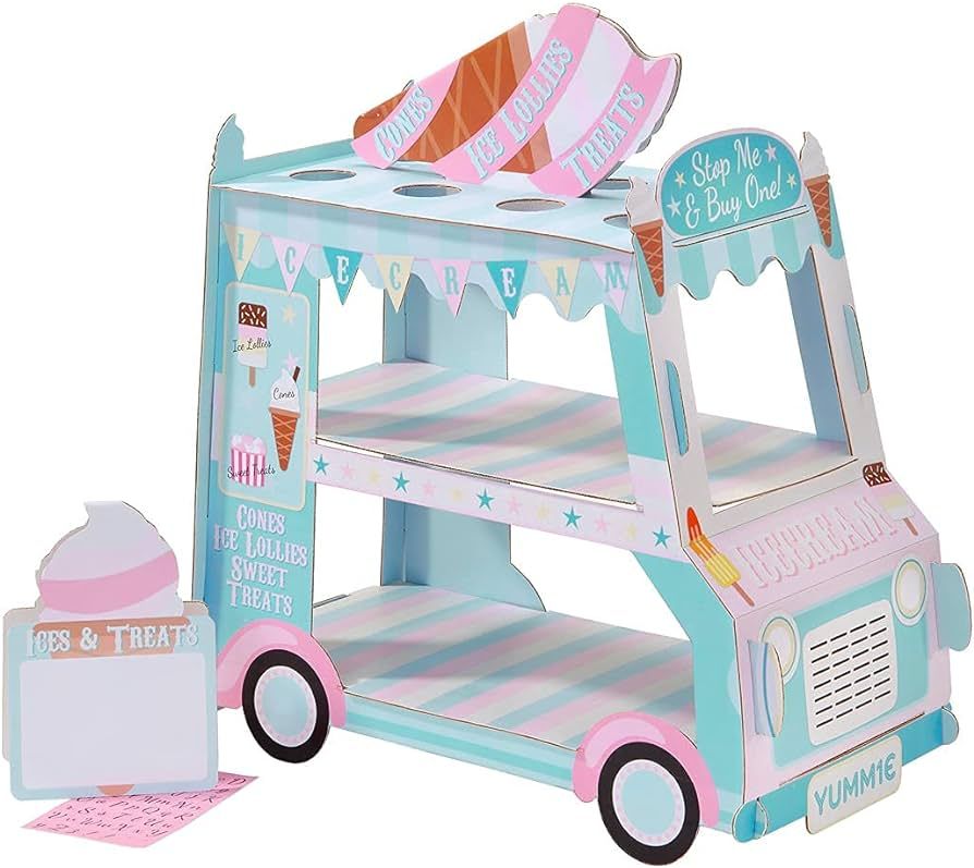 Talking Tables Ice Cream Party Decorations | Ice Cream Cart Party Décor | Great For Kids Party, ... | Amazon (US)