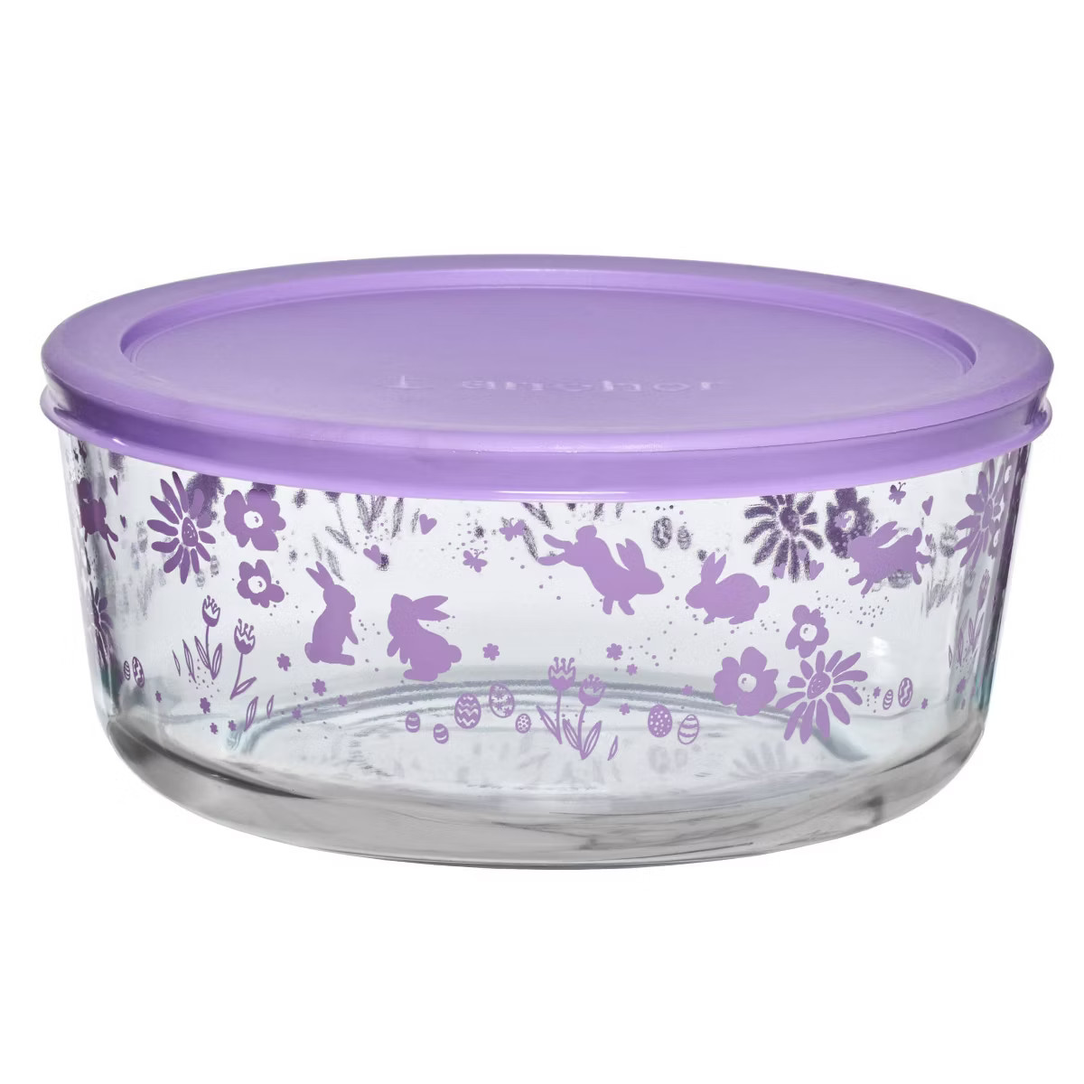 Anchor 7c Bunnies Glass Food Storage Container | Target
