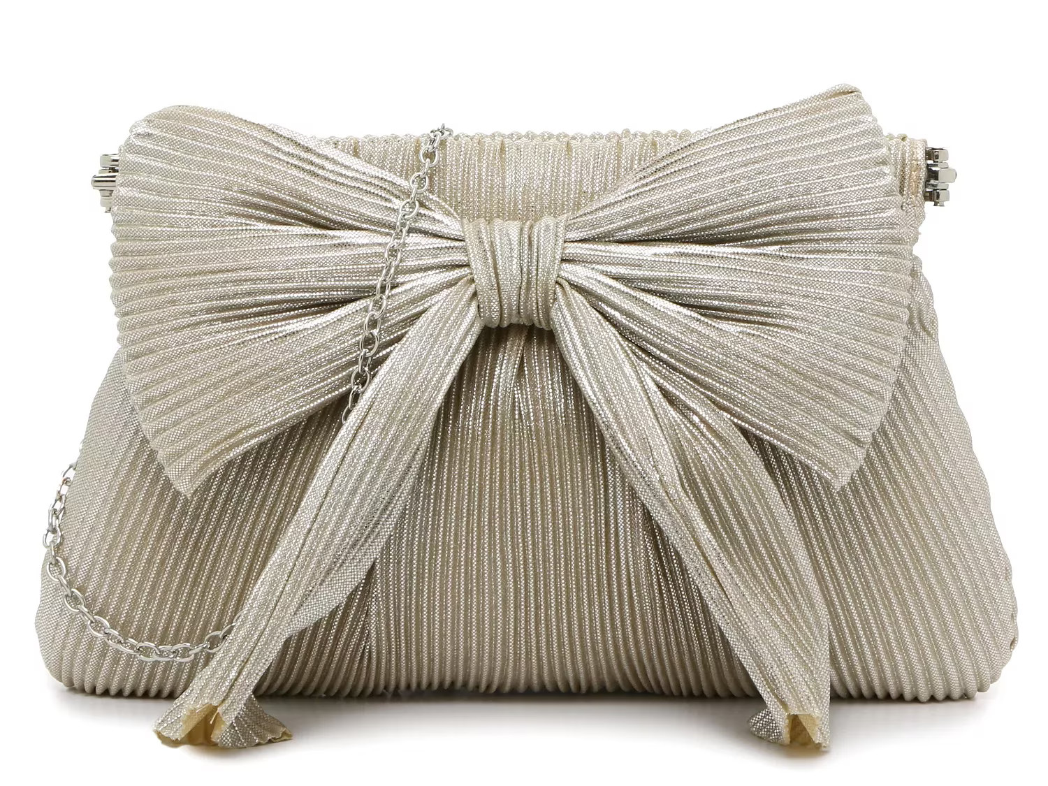 Kelly & Katie Pleated Bow Clutch | DSW