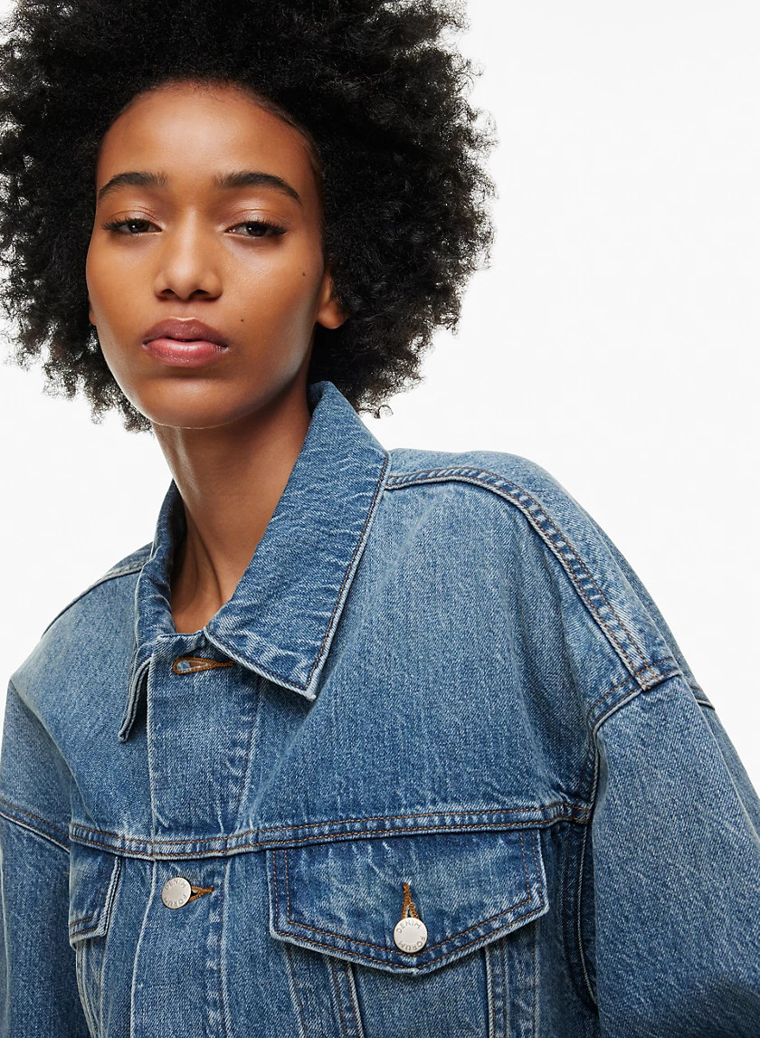 THE ALI VINTAGE DENIM JACKET | Aritzia