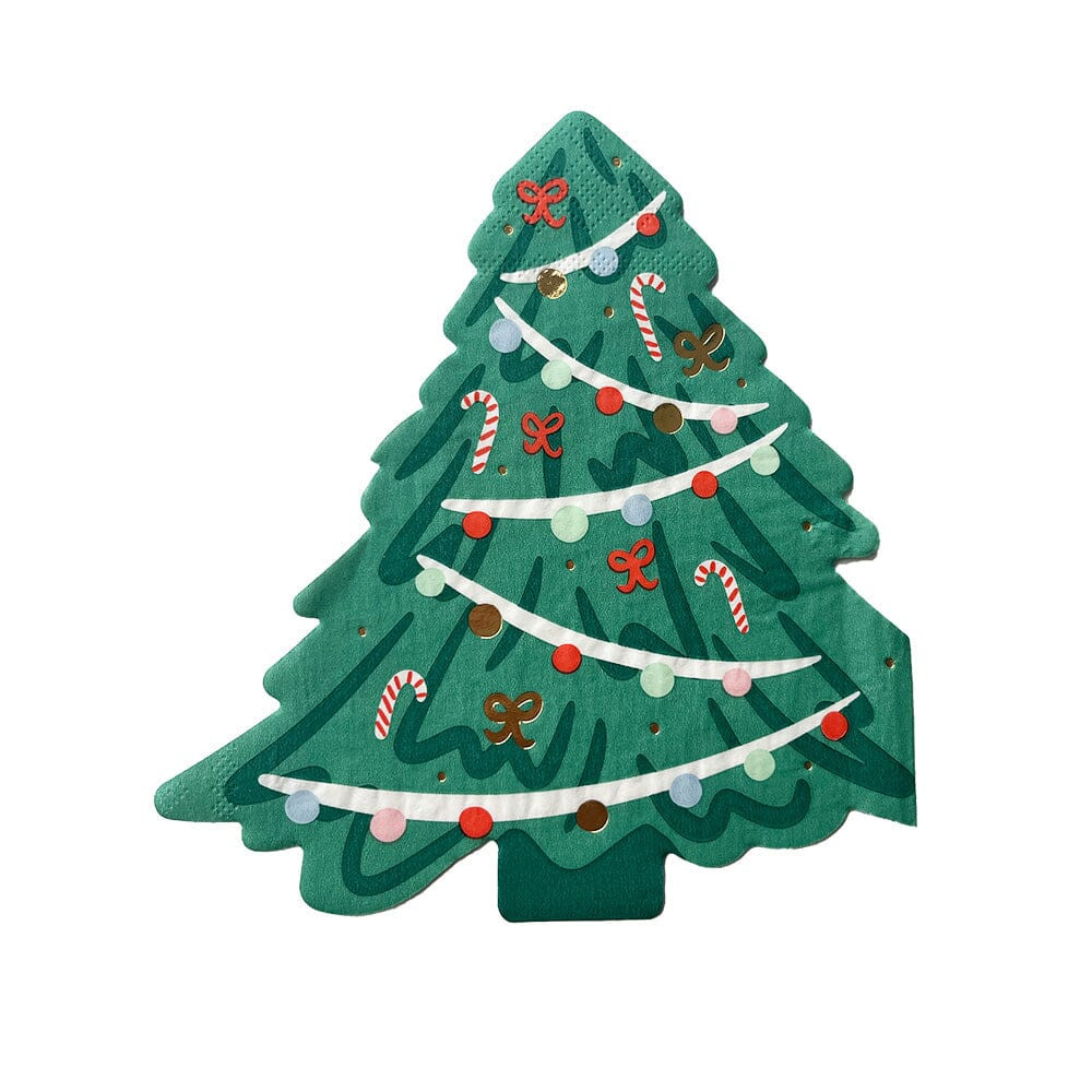 Baking Spirits Bright Christmas Tree Guest Napkins | Shop Sweet Lulu