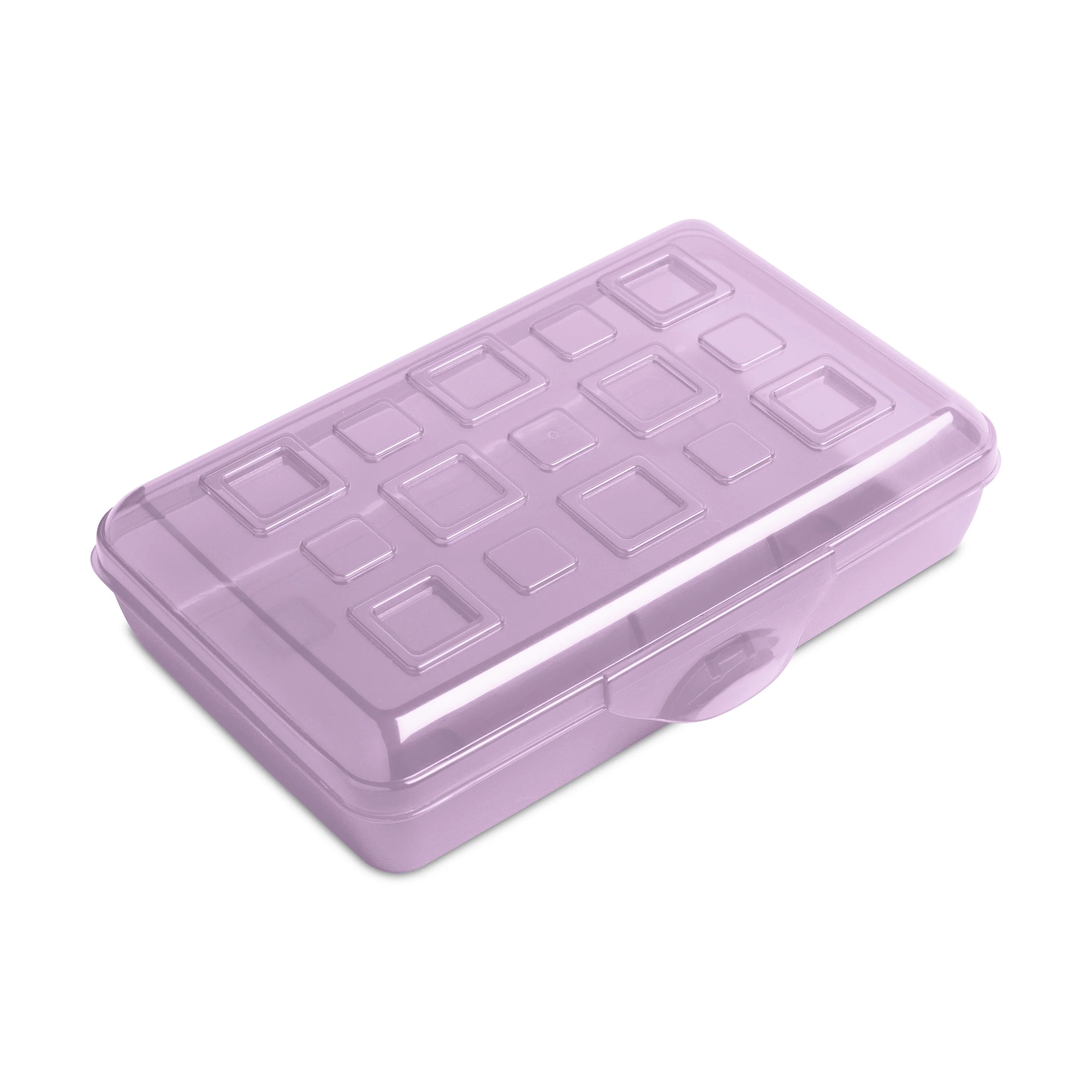 Sterilite Small Pencil Box Plastic, Lavender Tint | Walmart (US)