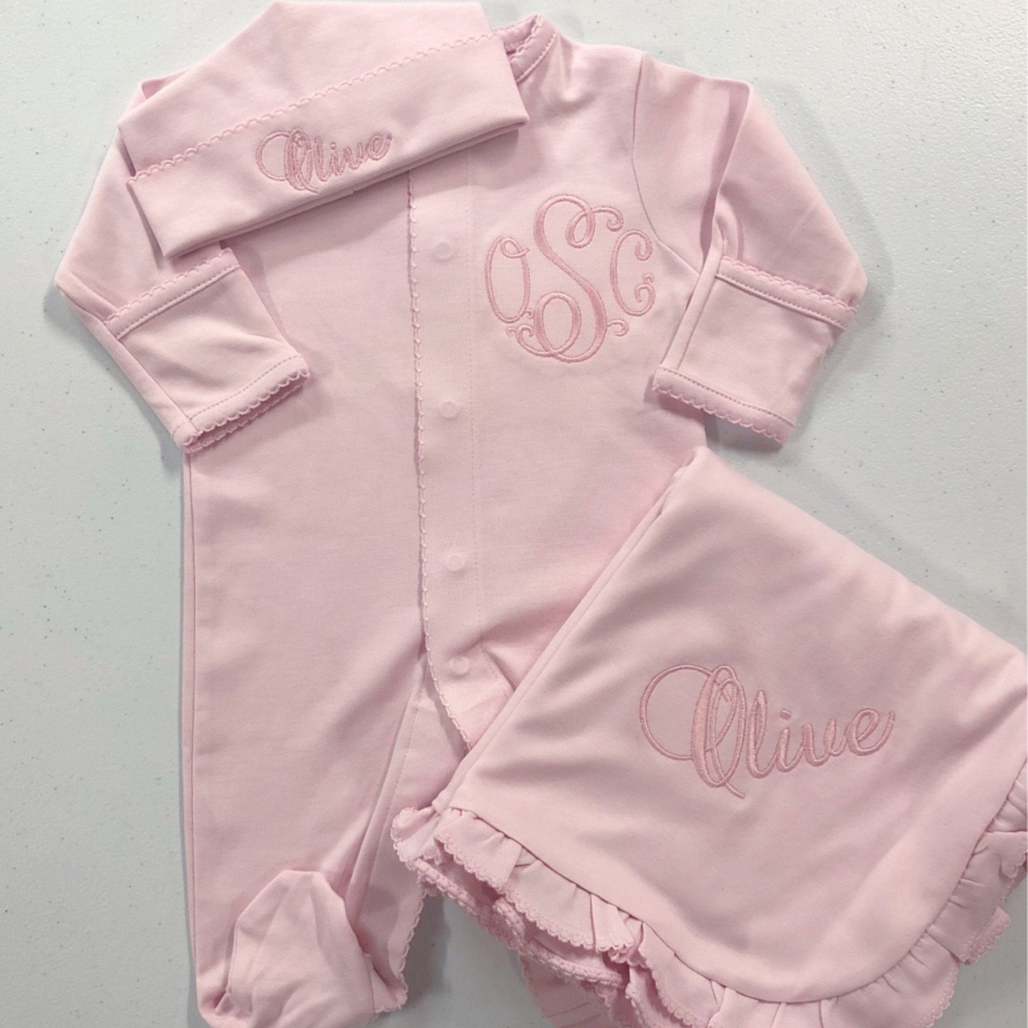 I made a huge order last night of embroidered outfits for baby girl!!! they were all 50% off and included embroidery PLUSSSS free shipping. The outfits came out to $12-15 a piece!!! (A steal) there’s a ton on her page but I linked a few!

#LTKmomlife #LTKSaleAlert