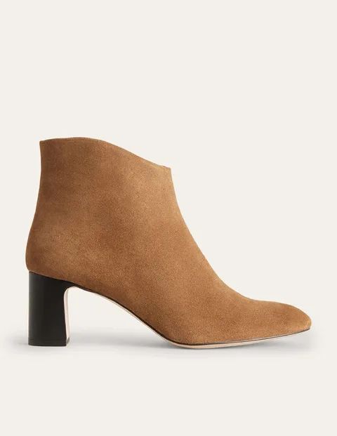 Suede Ankle Boots - Golden Brown | Boden (UK & IE)