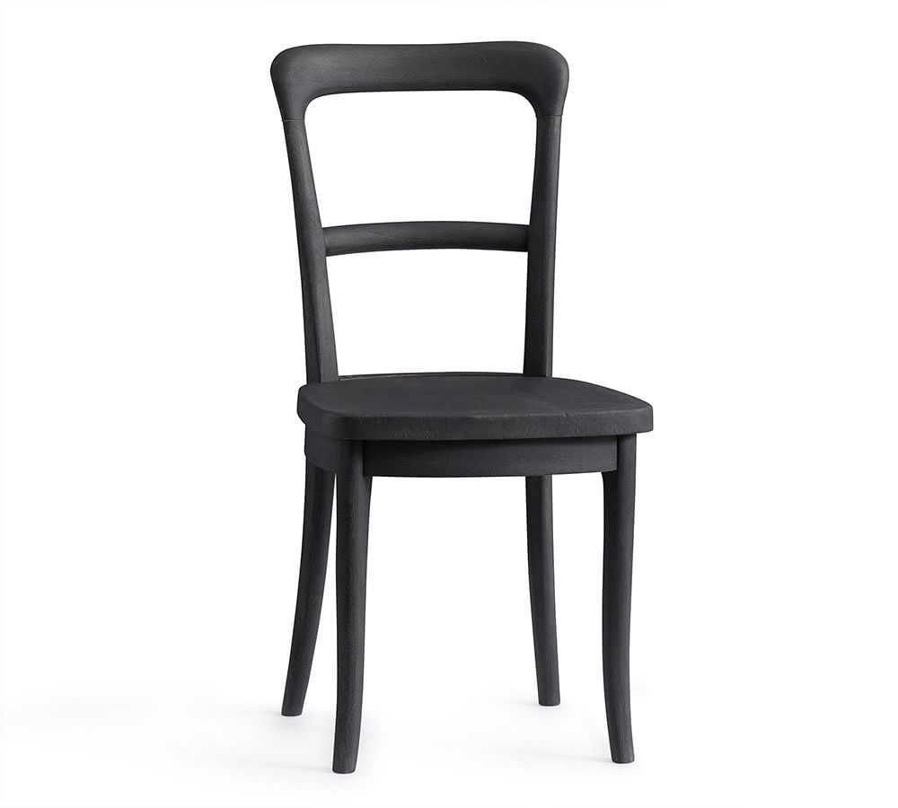 Cline Dining Chair, Charcoal | Pottery Barn (US)