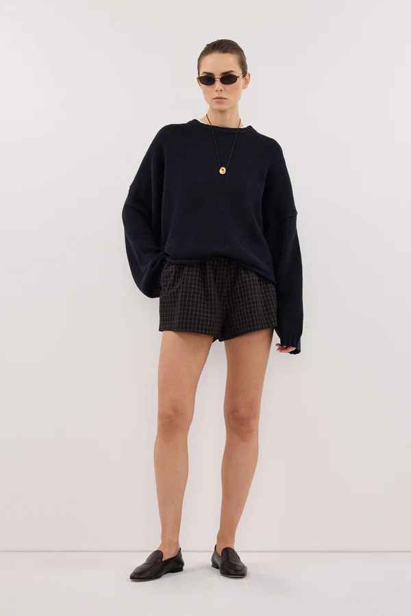 TOVA INK CHECK SHORT | DISSH