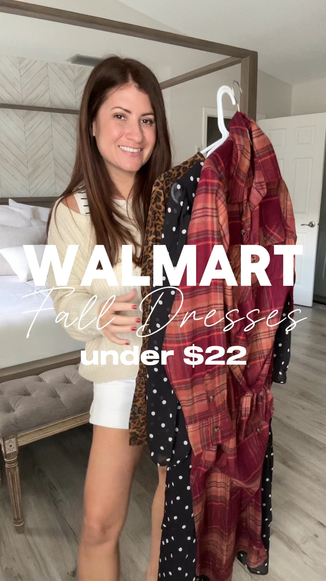 Fall Dresses from Walmart under $22 🙌🏼🍁😍 Loving all 3 of these options for fall! Loving the midi length and all the detail! Perfect to dress up with heels or dress down with sneakers! 

✨Follow me for more affordable fashion and Walmart finds! ✨

Wearing my true size small in all 3! Let me know which one is your favorite! 

#LTKStyleTip #LTKFindsUnder50 #LTKOver40