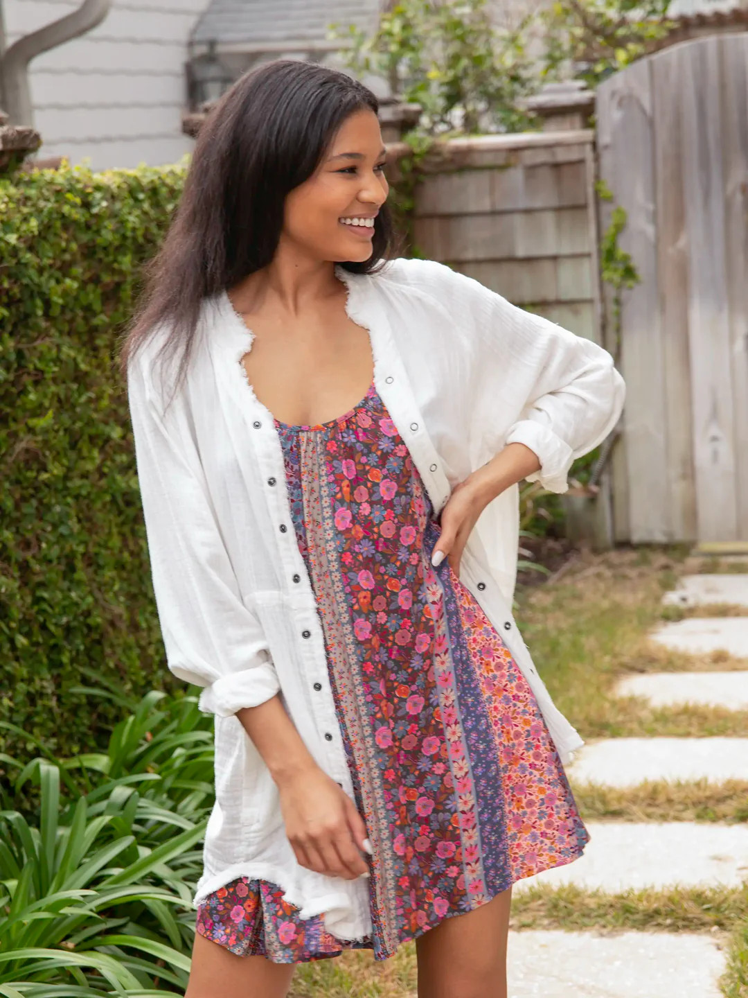 Lizzie Mini Dress - Fairytale Garden | Natural Life