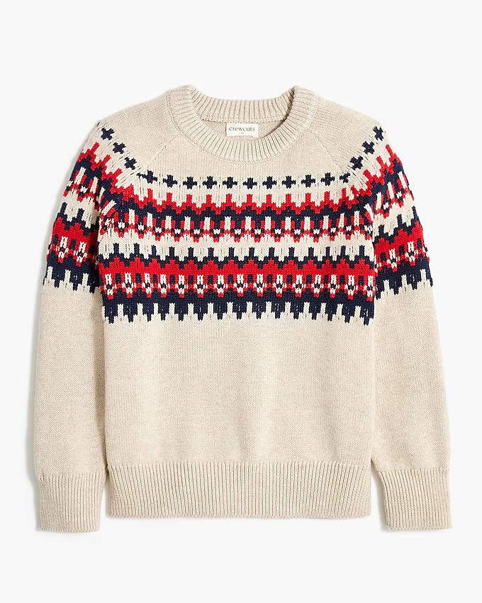 newBoys' Fair Isle sweaterComparable value:$79.50Your price:$39.50 (50% off)Half off, for a limit... | J.Crew Factory