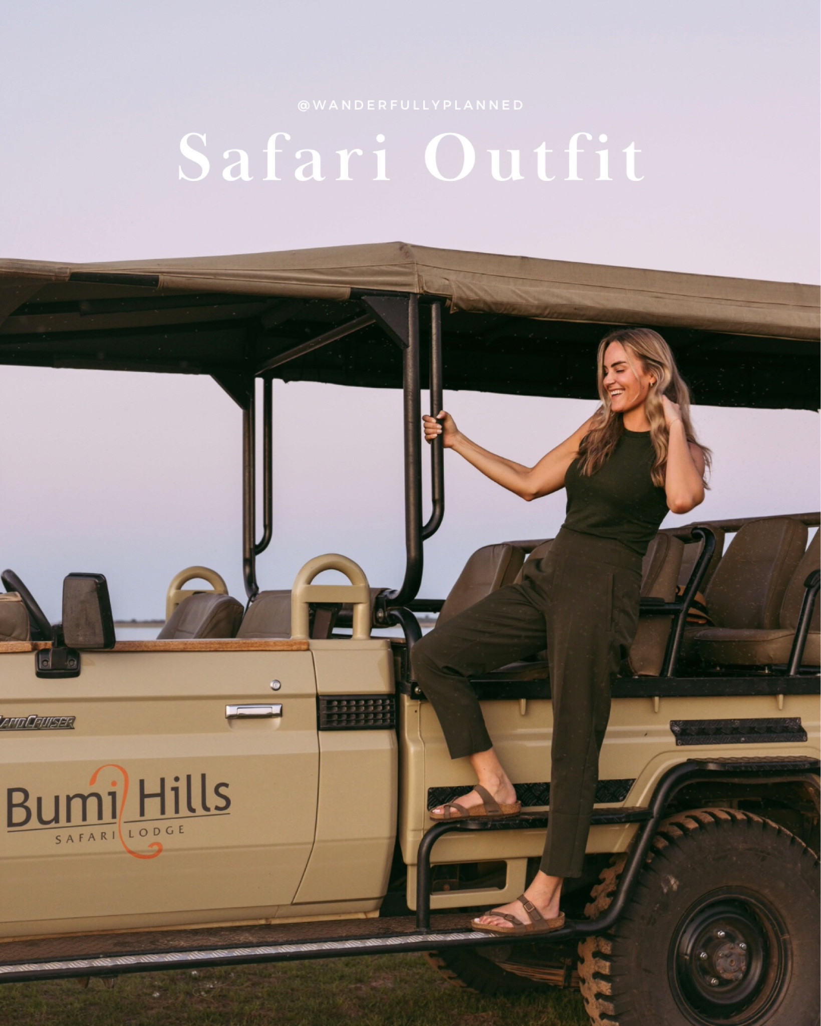 What to wear on a safari 🦁
#safari #africaoutfit #whattowear #africansafari

#LTKfindsunder100 #LTKtravel