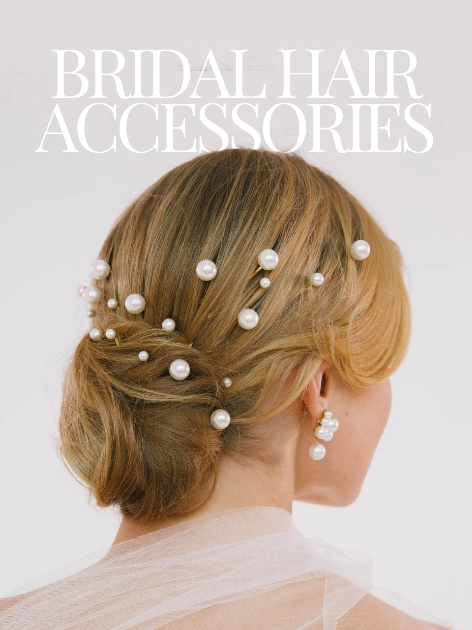 Bridal hair accessories: hair pins, combs, tiaras, bows, and so much more! 
