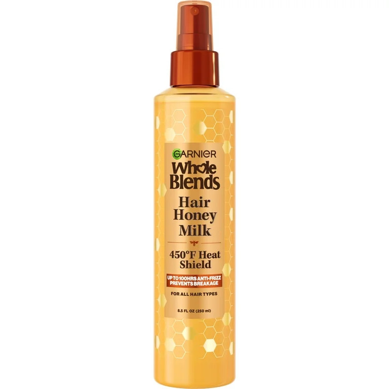 Garnier Whole Blends Repairing Hair Spray, Honey Milk, 450°F Heat Shield, All Hair Types, 8.5 fl... | Walmart (US)