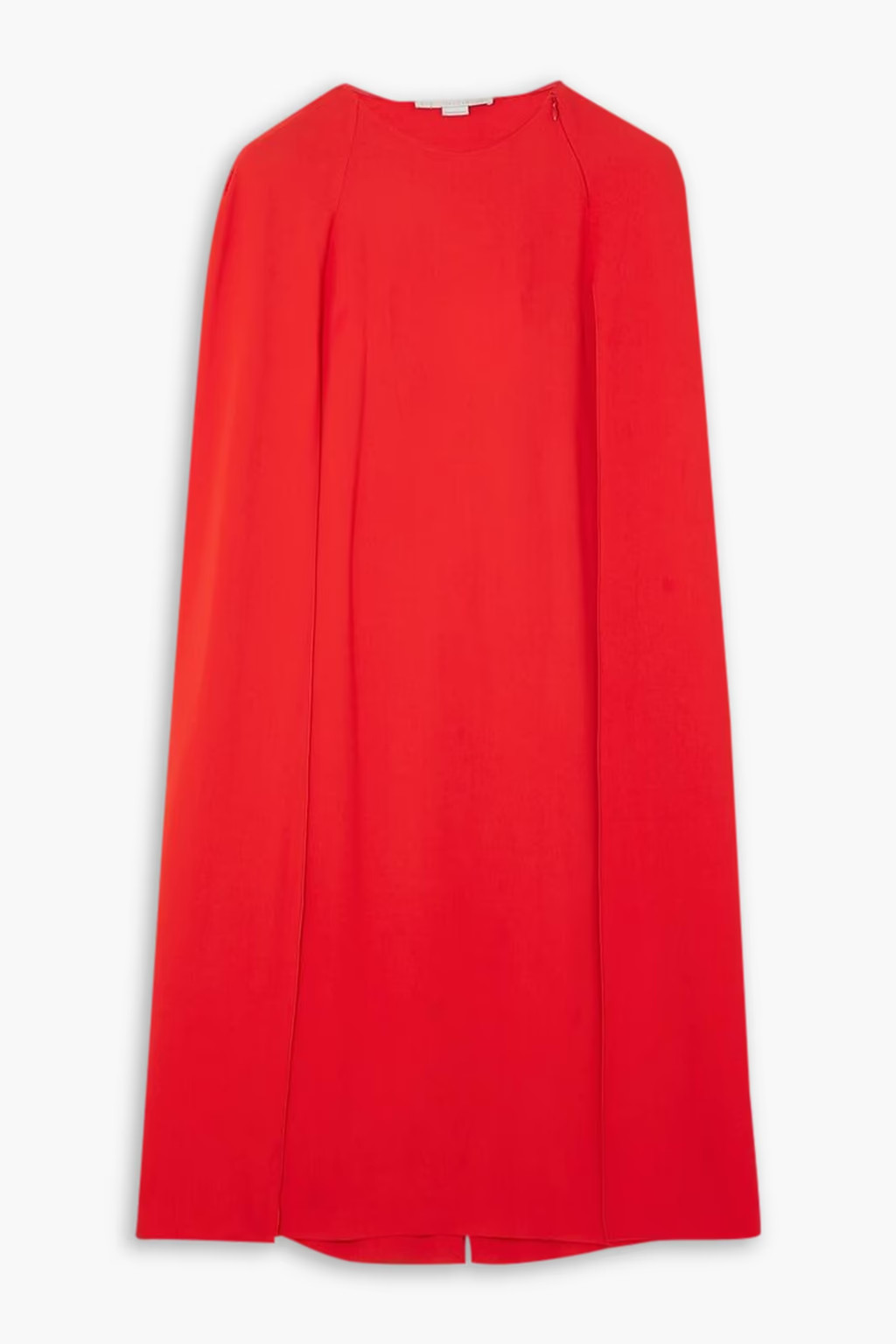 Cape-effect crepe midi dress | The Outnet (US and CA)