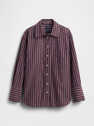 Organic Cotton Poplin Big Shirt | Gap (US)