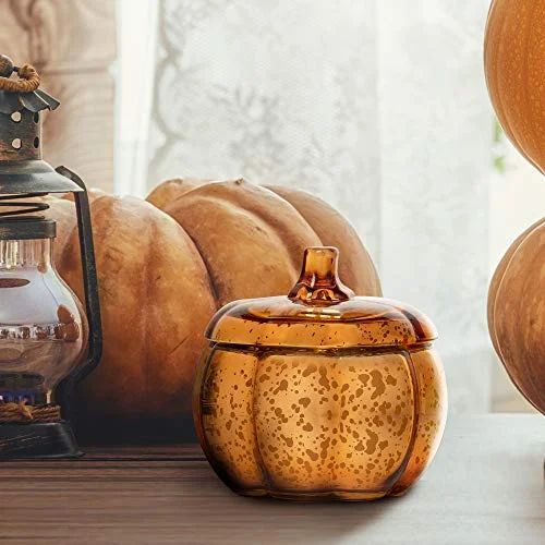 Scented Candles for Home Decoration - Natural Soy Wax Candles - Pumpkin Shaped - Farmhouse Pumpki... | Walmart (US)