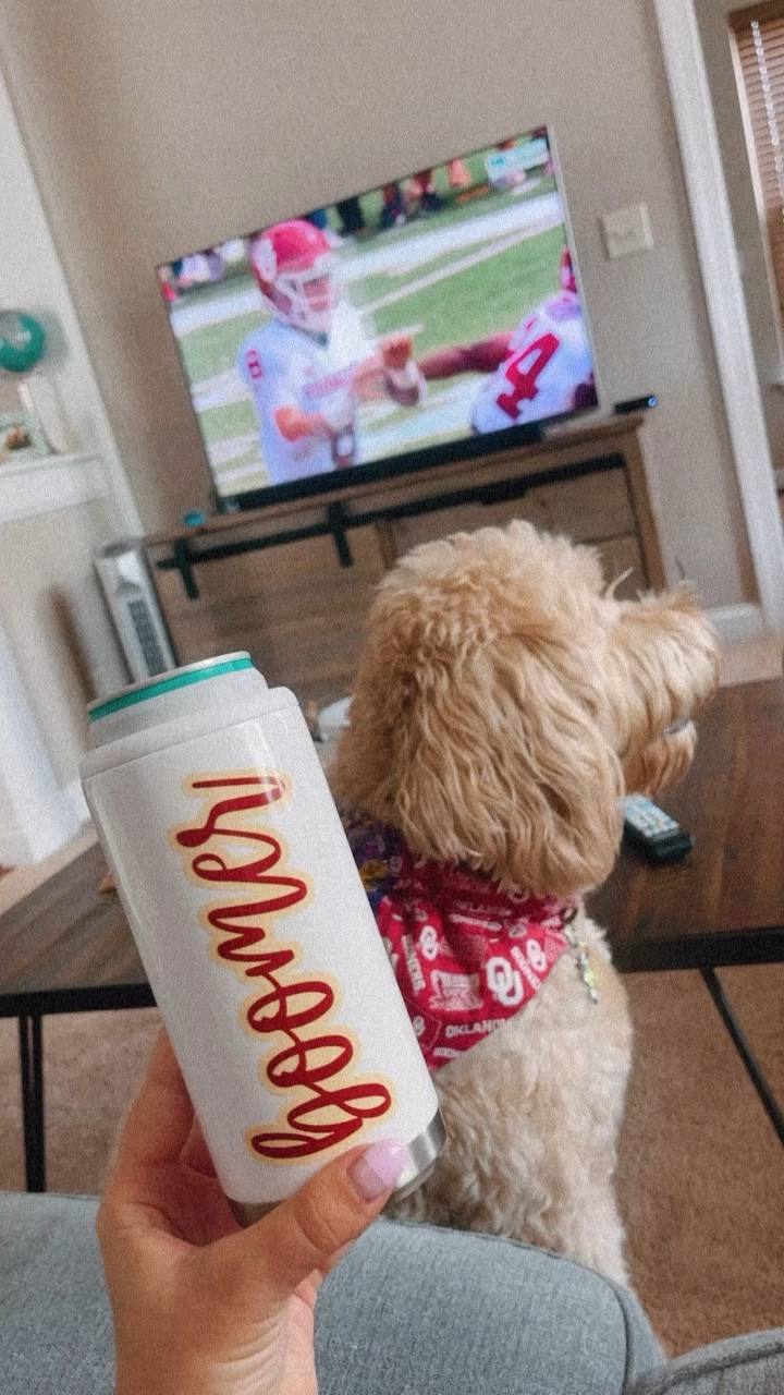 Boomer Slim Can Koozie 
Slim Can size 
Regular Can size 

Can be customized for any college/school/team



#LTKSeasonal #LTKU