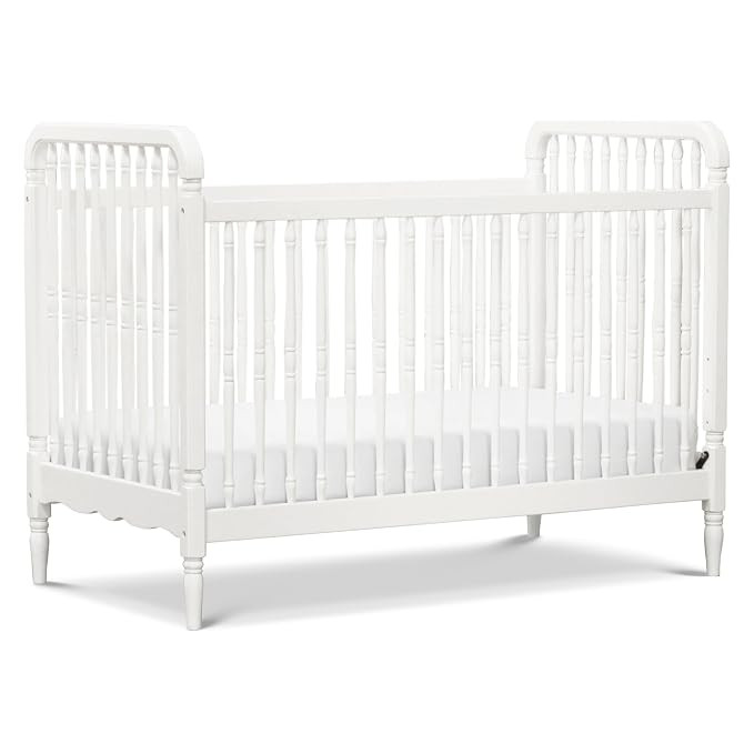 Namesake Liberty 3-in-1 Convertible Spindle Crib Warm White | Amazon (US)