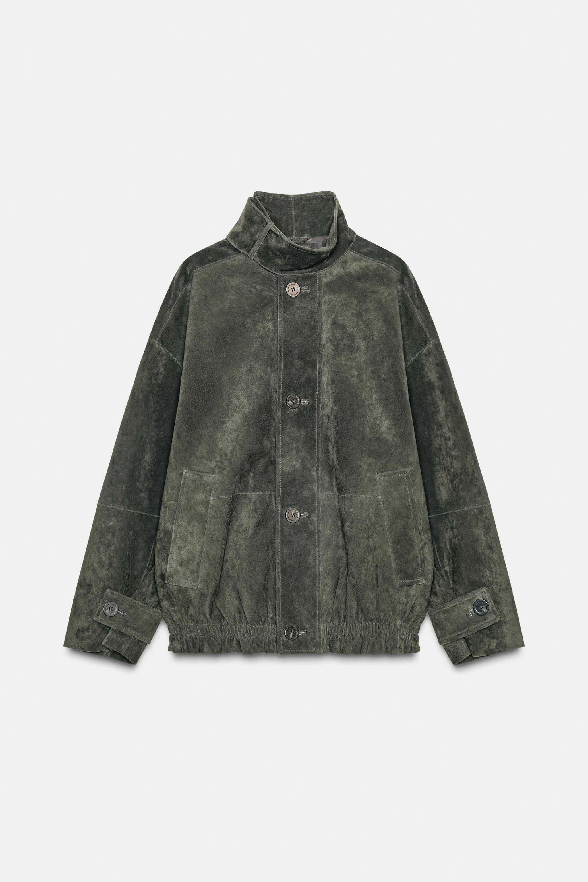 100% SUEDE LEATHER JACKET | Zara Canada