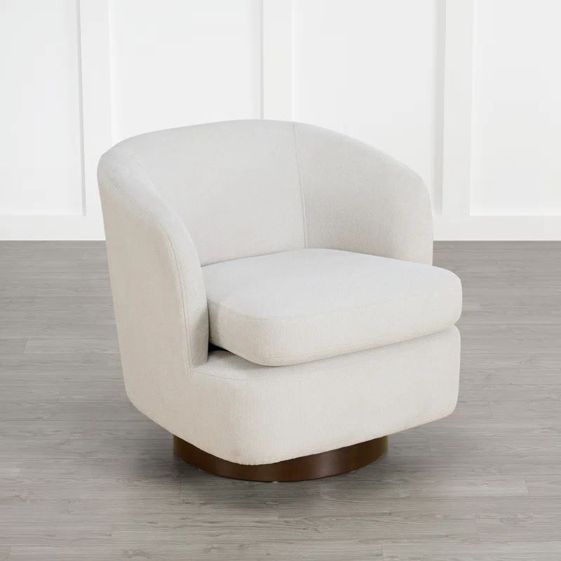 Upholstered Swivel Barrel Chair | Wayfair North America