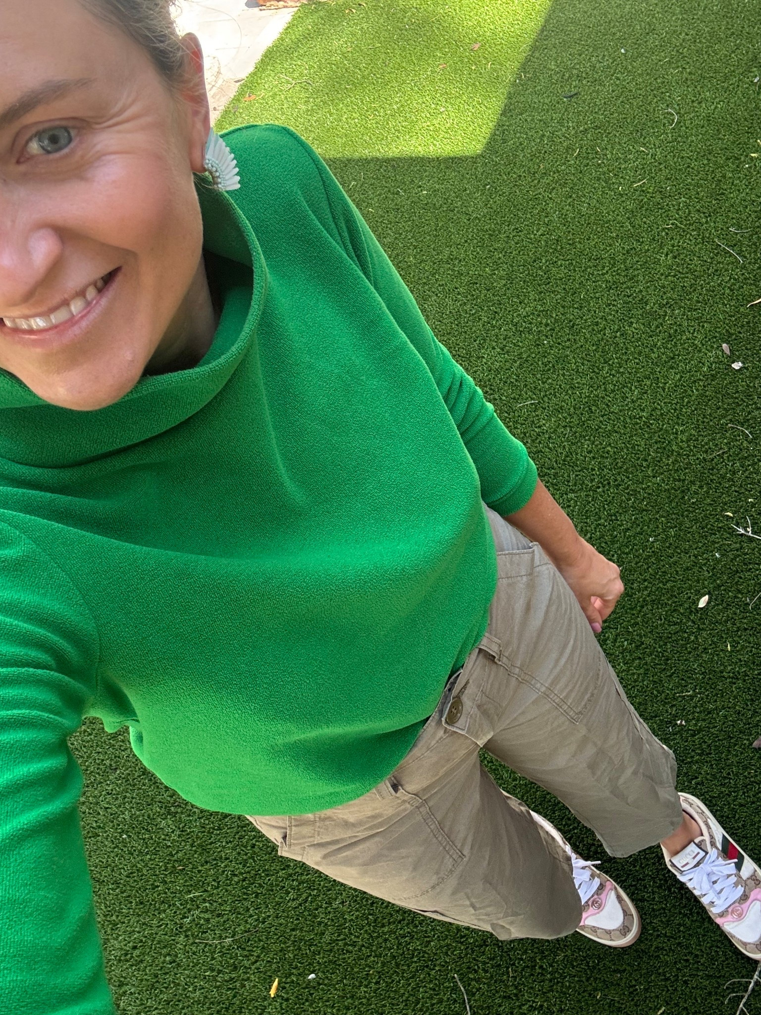 Green.  My pics 💚🍀

#LTKOver40 #LTKootd #LTKspringtrends