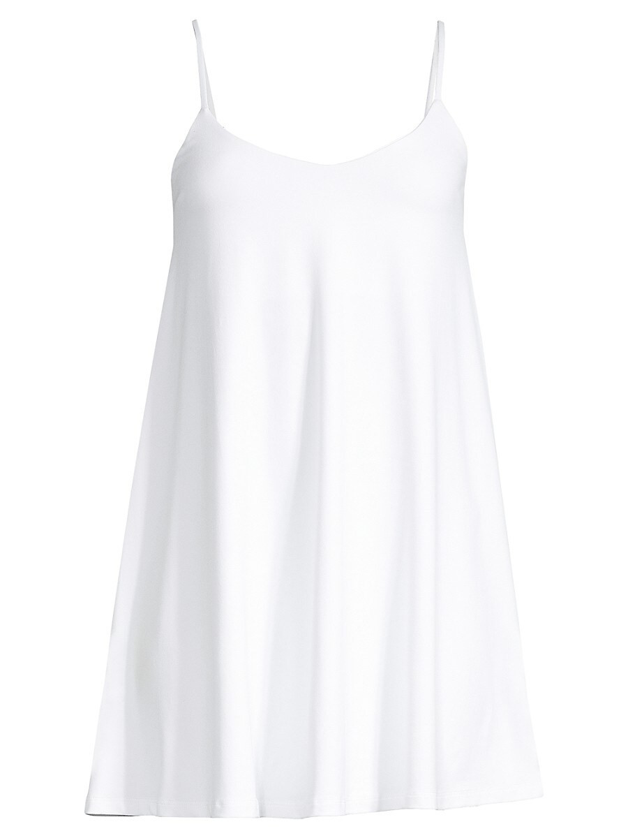 susana monaco Women's Very V Drape Mini Slip Dress - White - Size M | Saks Fifth Avenue OFF 5TH