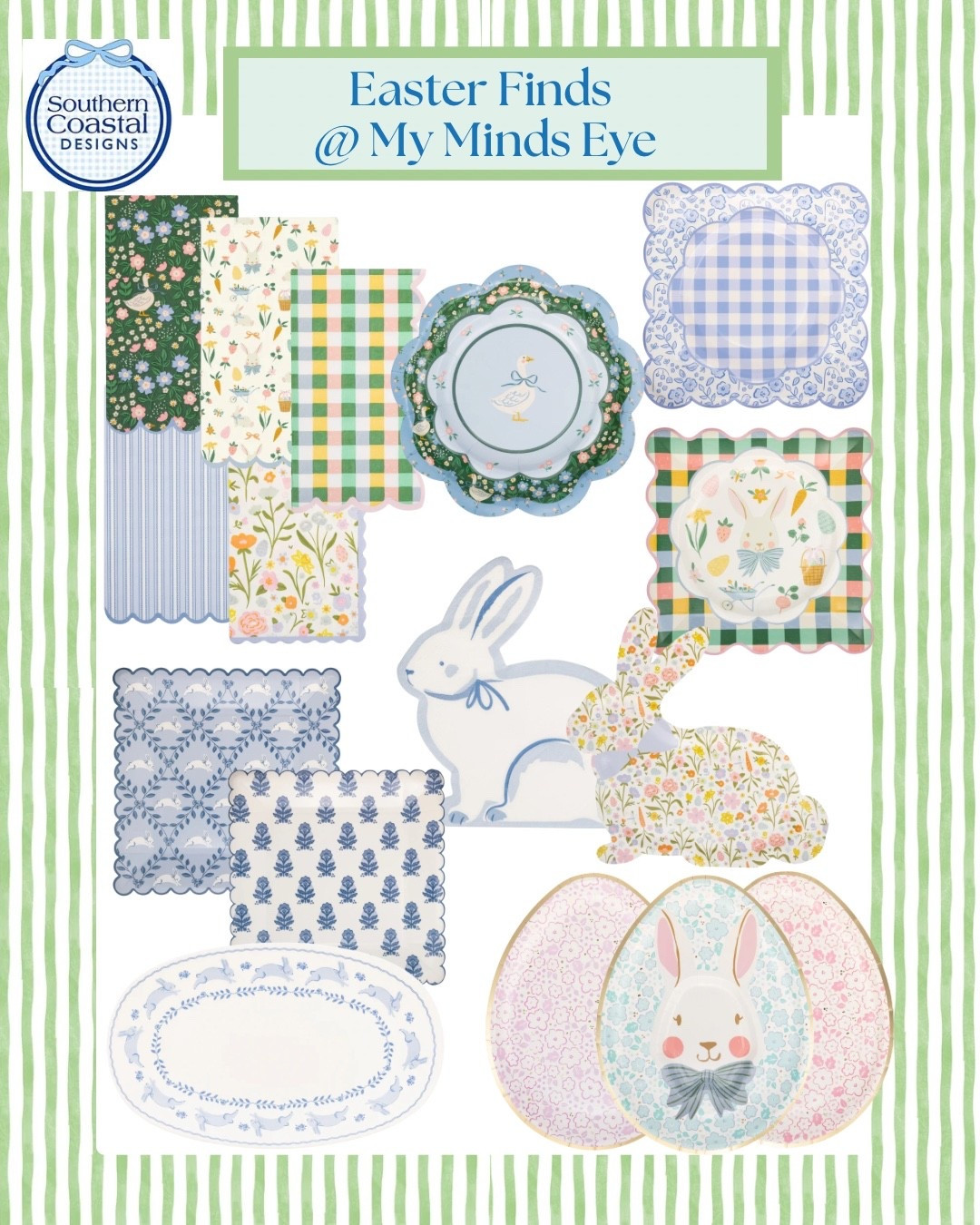 Easter Finds @ My Minds Eye for your Easter Brunch Party. These finds are perfect for hosting or for a gift for the host! 

#LTKSeasonal #LTKOver40 #LTKHome