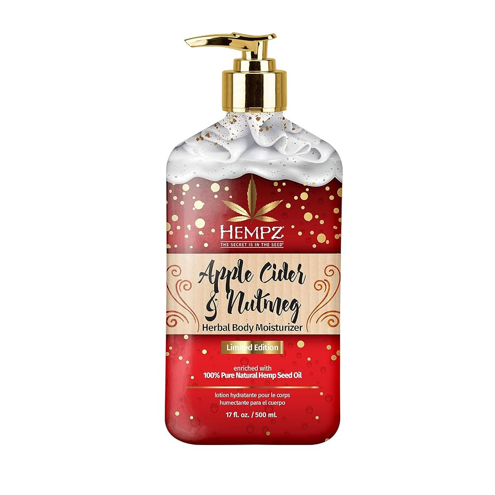 Limited Edition Apple Cider & Nutmeg Herbal Moisturizing Body Lotion (17 oz) – Fall Scented Bod... | Amazon (US)