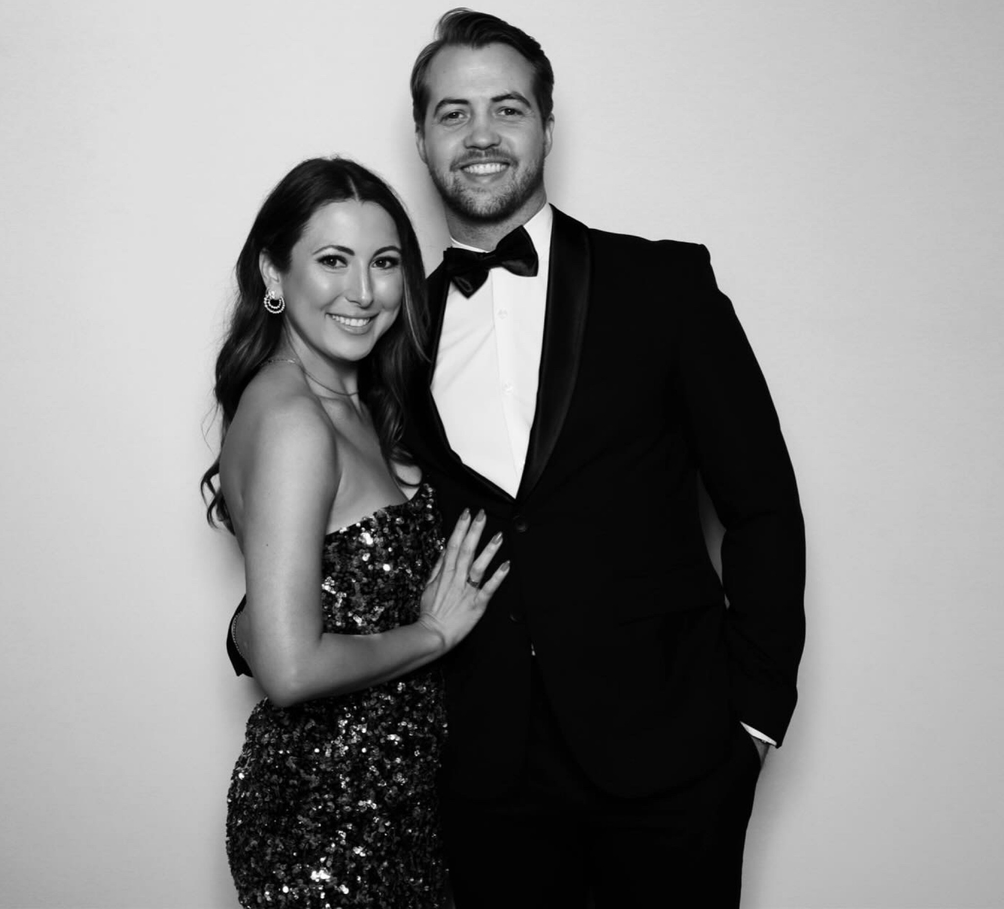 Helsi Strapless Velvet Sequin Floor Length Gown + Ted Baker Mens  Shawl Collar Black Tuxedo + Saks Tux Shirt ON SALE + Amazon Black Bow Tie - Black Tie Wedding Guest / Gala / Prom / Formal / Event

#LTKGala 

#LTKsalealert #LTKparties #LTKwedding