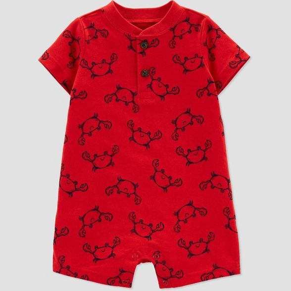 Baby Boys' Crab Romper - Just One You® made by carter's Red | Target