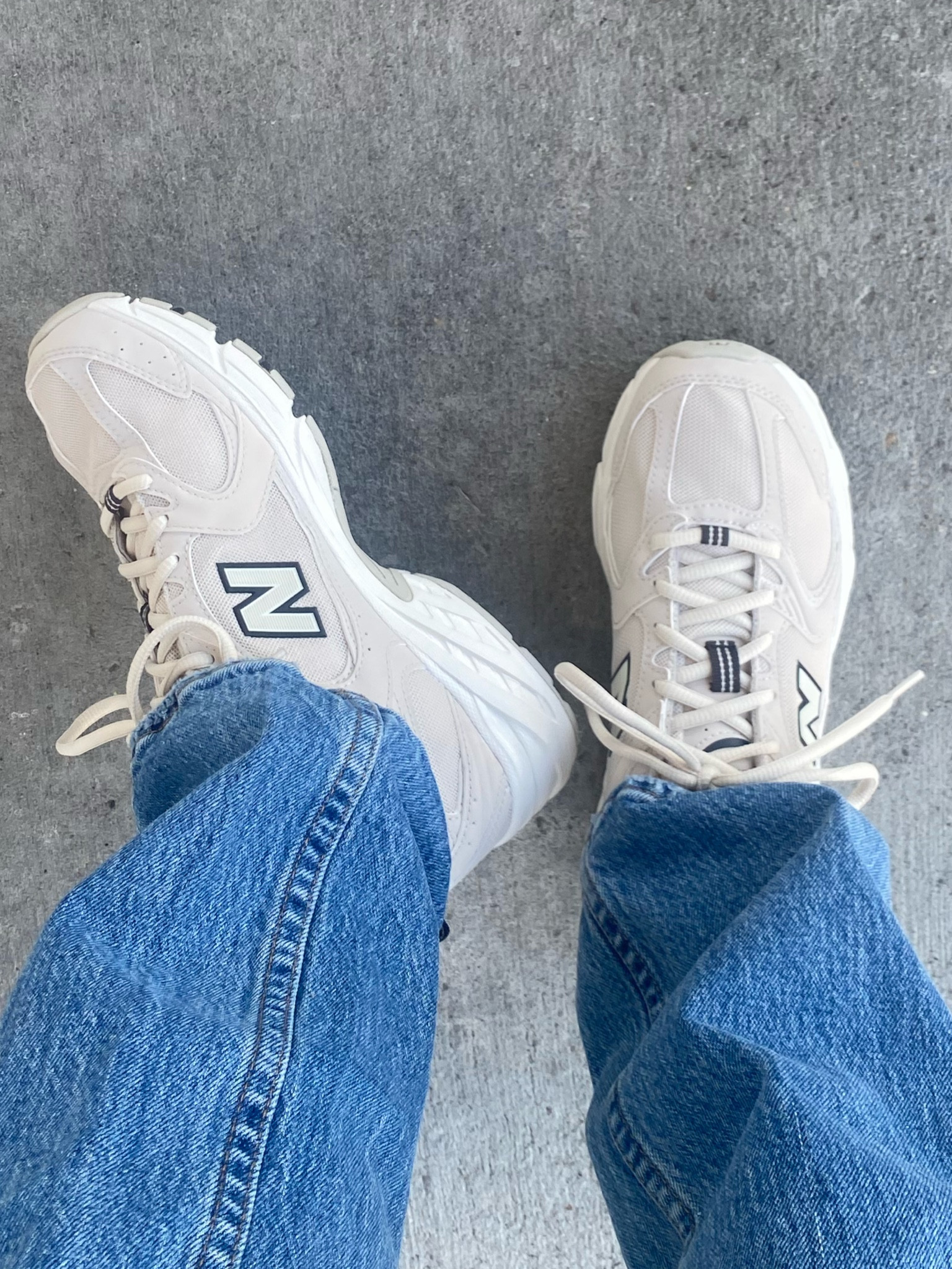 New Balance 530 in color Moonbeam 🌚 

#LTKshoecrush #LTKfit #LTKstyletip