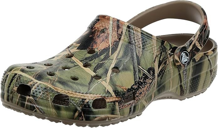 Crocs Men's and Women's Classic Realtree Clog | Camo Shoes | Amazon (US)
