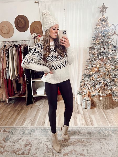 The cutest comfy sweater weather #ootd 
Use code ASHLEYBF for 35% off of Black Friday and ASHLEYCM for 35% off cyber Monday! 

Spanx 
Winter outfit 


#LTKSeasonal #LTKHoliday #LTKCyberweek