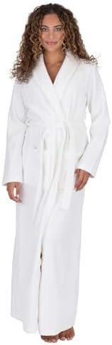Be Relax Bathrobe for Women - Full Length Terry Cotton Robe with Shawl Collar and Hood, Warm and ... | Amazon (US)