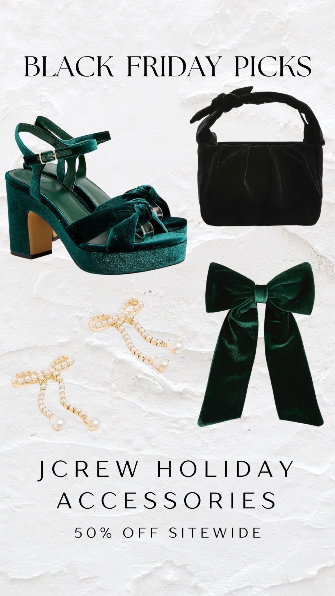 Holiday accessories at JCrew