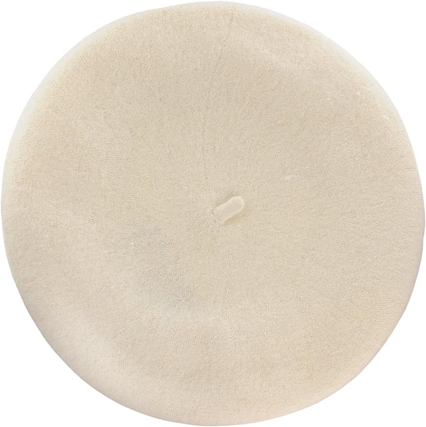 NYFASHION101 French Style Lightweight Casual Classic Solid Color Wool Beret | Amazon (US)