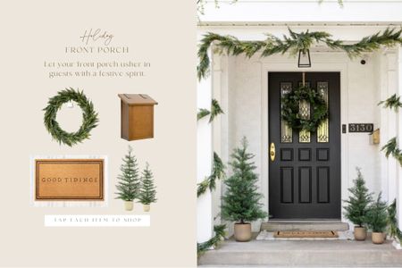 Welcome guests & family into your home this holiday with all the best holiday decor for your front porch! 

#LTKhome #LTKHoliday #LTKGiftGuide