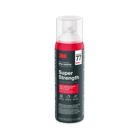 3M Super 77 Multi-Surface Spray Adhesive, Glue, Fabrics, Crafts, 14.1 oz | Walmart (US)