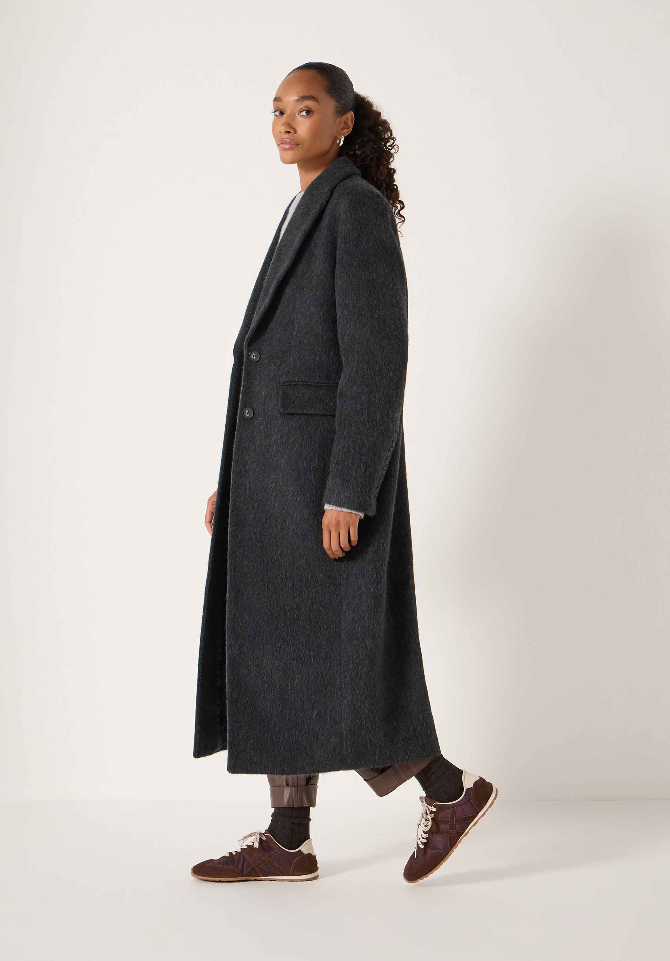 Meridah Italian Wool Coat | Hush UK
