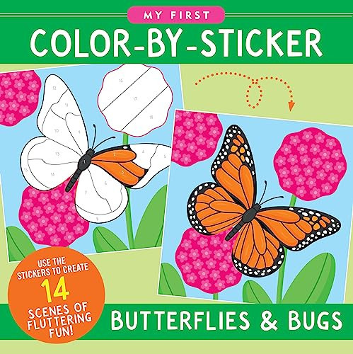 My First Color-By-Sticker Book - Butterflies & Bugs: T. Levy, Martha Zschock: 9781441341280: Amaz... | Amazon (US)