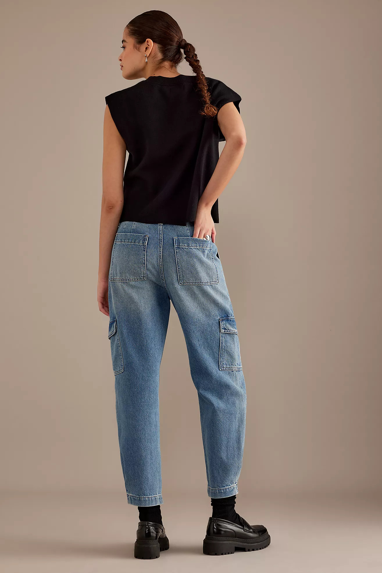 Pistola Josephine High-Rise Cargo Jeans | Anthropologie (UK)