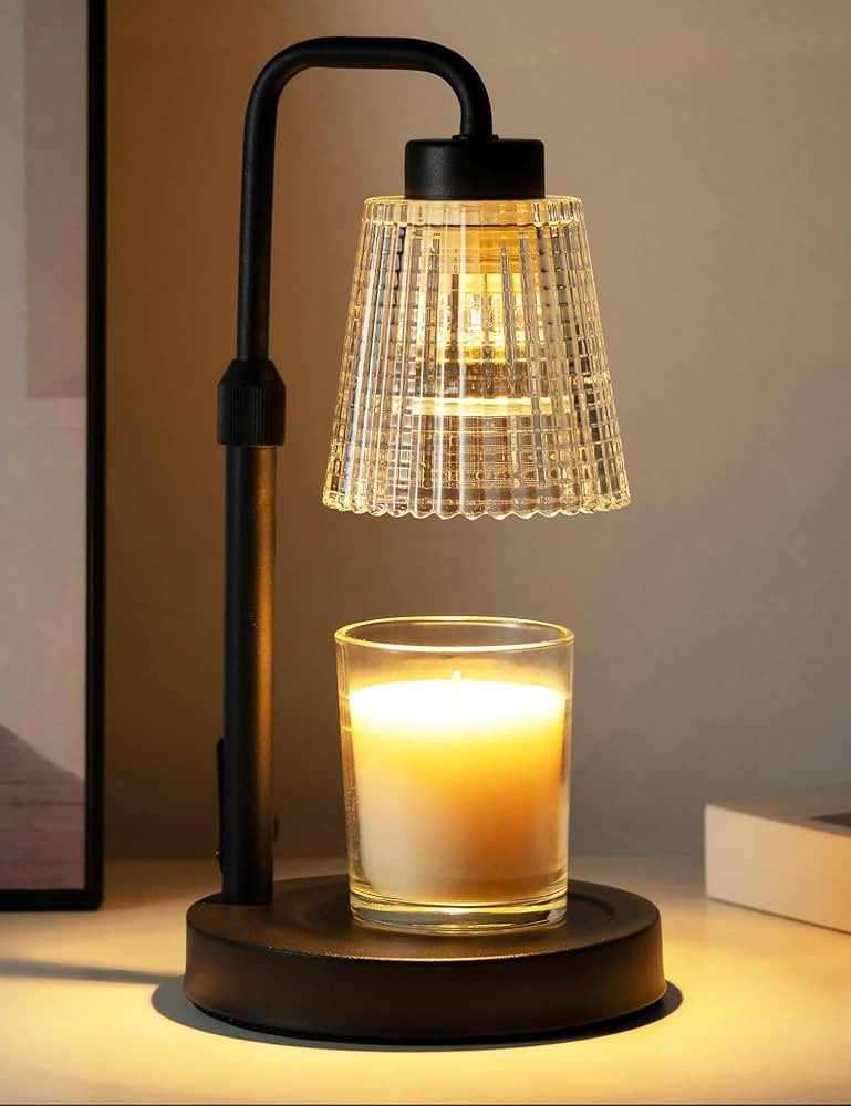 Candle Warmer Lamp with Timer, Adjustable Height Candle Warmer, Dimmable, Home Decor, Wax Warmer ... | Amazon (US)
