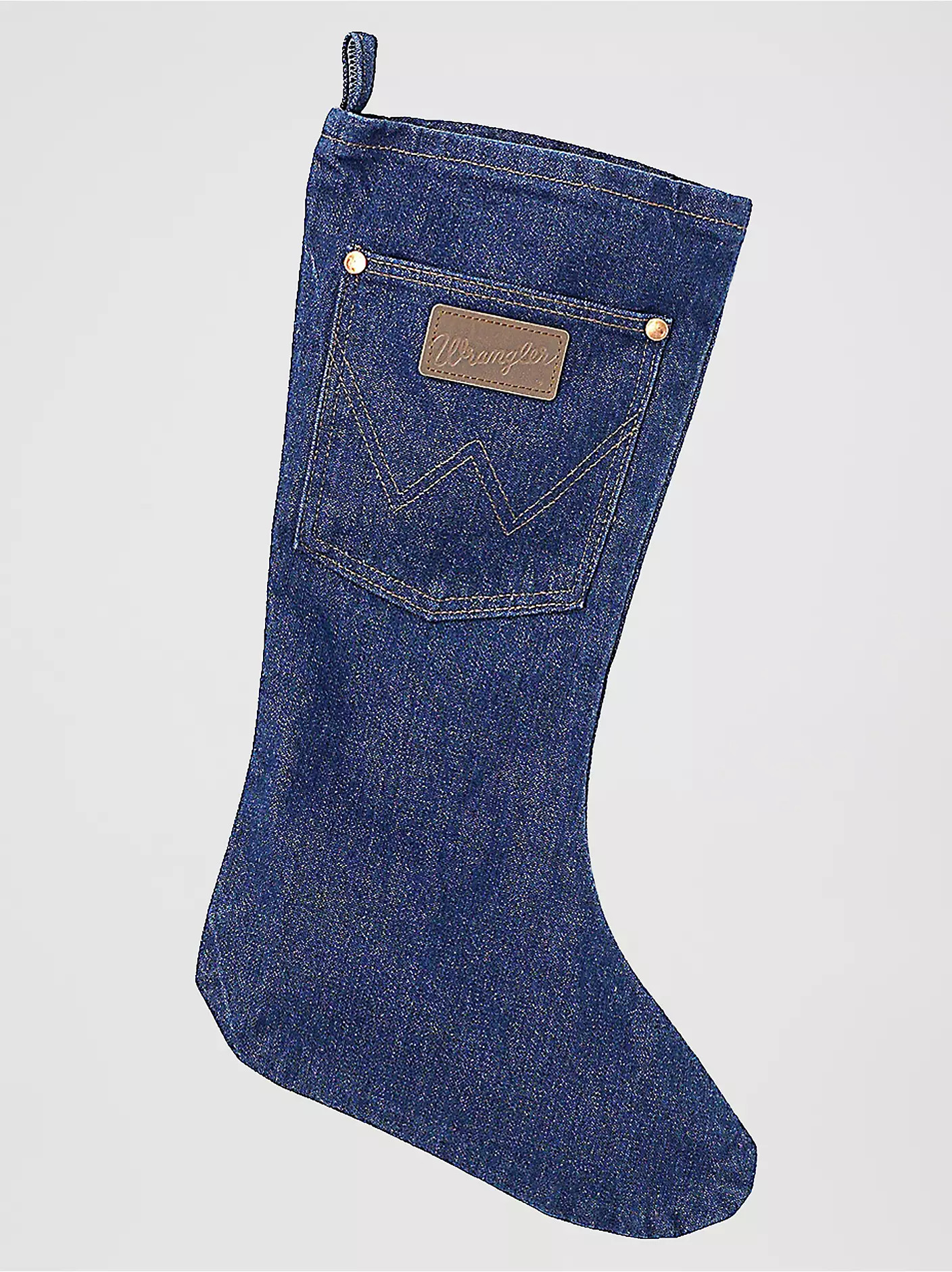 Wrangler® Denim Christmas Stocking | Wrangler