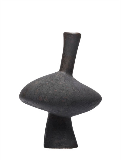 Anissa Kermiche - Mercury textured bicolor candlestick - Black/Brown | Luisaviaroma | Luisaviaroma