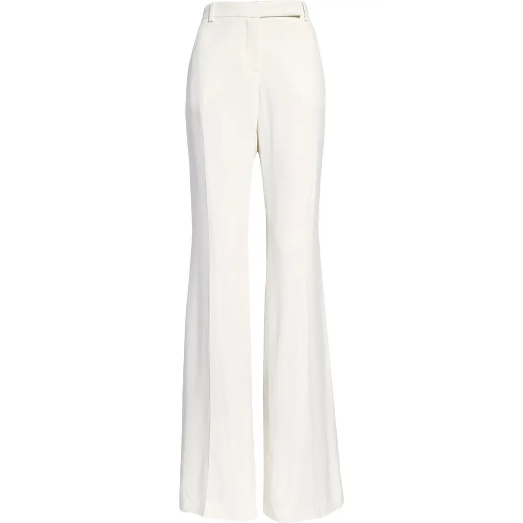 McQueen Bootcut Trousers in Ivory at Nordstrom, Size 0 Us | Nordstrom