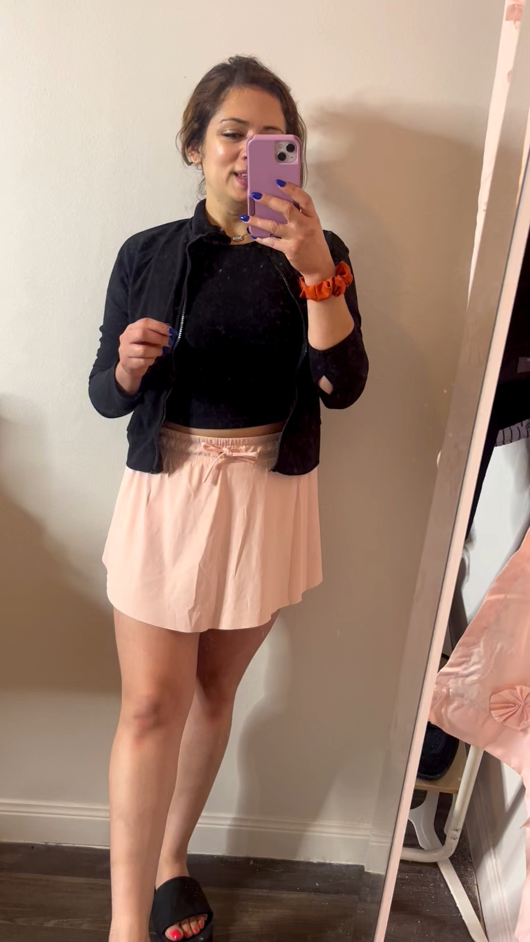 Tj Maxx find mesh type skirt size small linking up similar styles 

