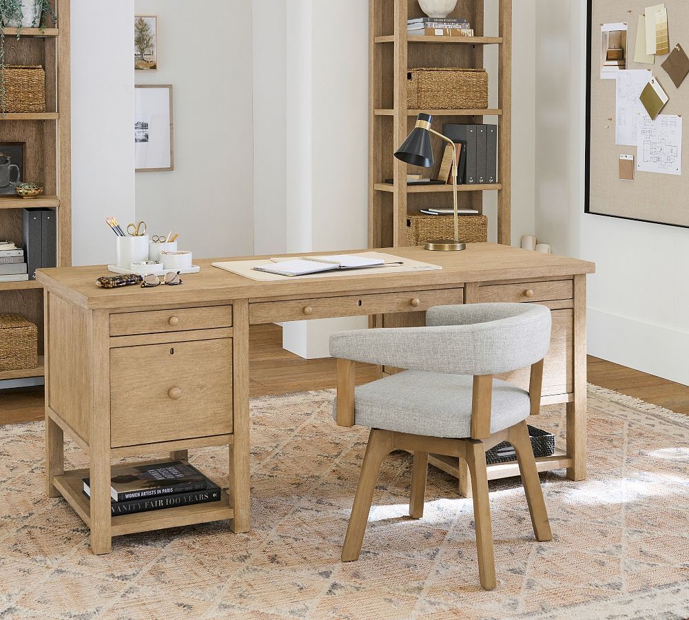 Farmhouse Executive Desk (70") | Pottery Barn (US)